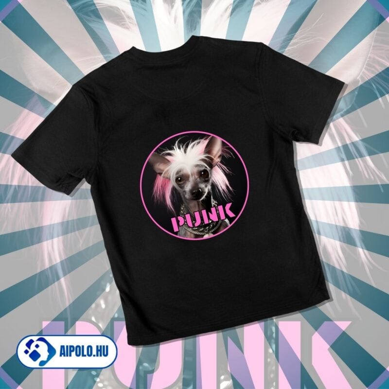 Pink Punk kutyás póló