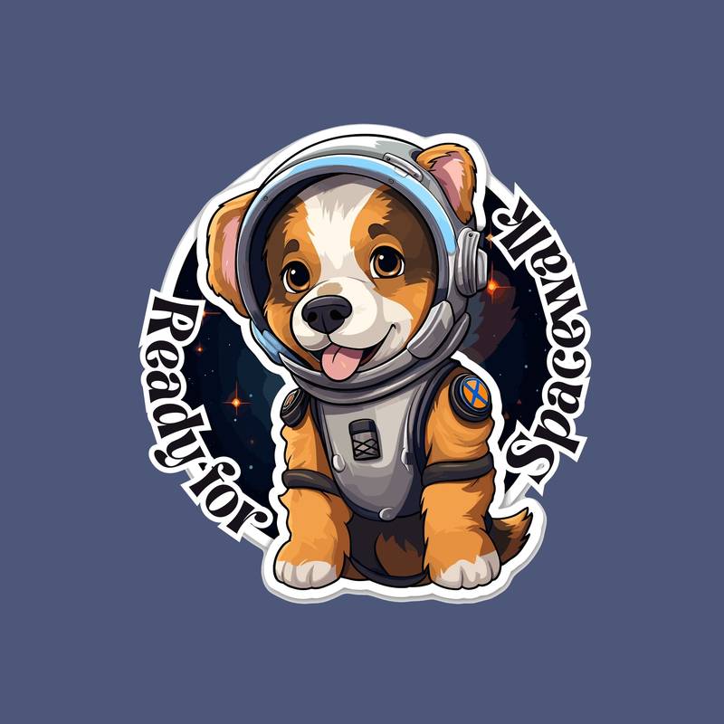Ready for Spacewalk űrhajós kutya