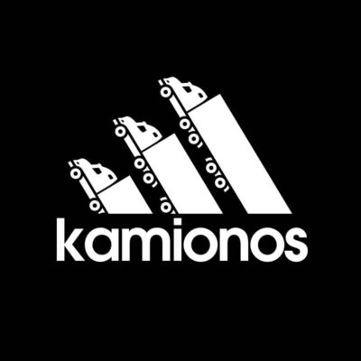 Kamionos logo (sötétre)