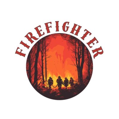 Firefighter tűzoltós póló