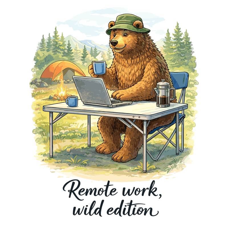 Remote work wild edition