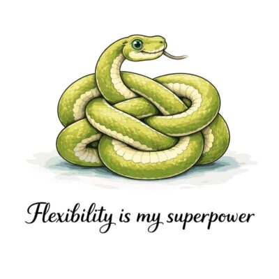 Flexibility is my Superpower kígyó