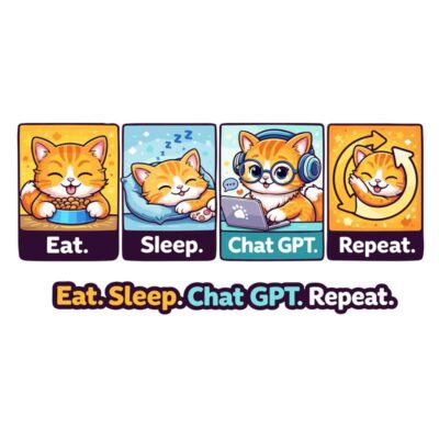 Eat Sleep Chat GPT Repeat