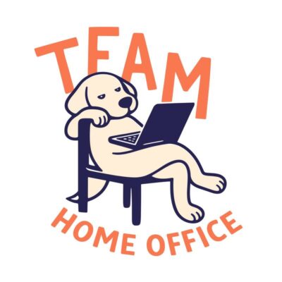 Team Home Office Dog