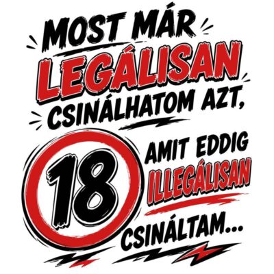 Legálisan 18 éves szülinapi