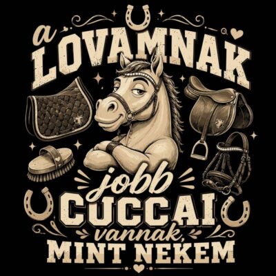 A lovamnak jobb cuccai vannak