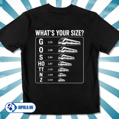 What's Your Size? makett méretarányok