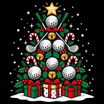 Golf karácsonyfa